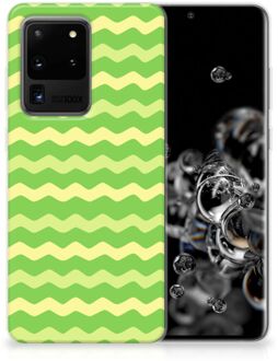 B2Ctelecom TPU bumper Samsung Galaxy S20 Ultra Waves Green