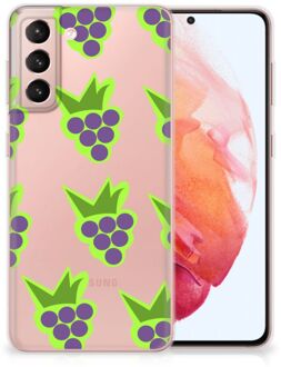 B2Ctelecom TPU Bumper Samsung Galaxy S21 Smartphone Hoesje Doorzichtig Druiven