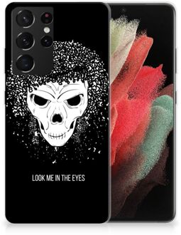 B2Ctelecom TPU Bumper Samsung Galaxy S21 Ultra Smartphone hoesje Skull Hair