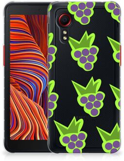 B2Ctelecom TPU Bumper Samsung Galaxy Xcover 5 Smartphone Hoesje Doorzichtig Druiven