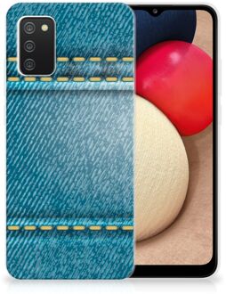 B2Ctelecom TPU Bumper Samsung M02s | Samsung Galaxy A02s Smartphone hoesje Jeans