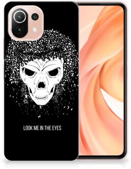 B2Ctelecom TPU Bumper Xiaomi Mi 11 Lite Smartphone hoesje Skull Hair