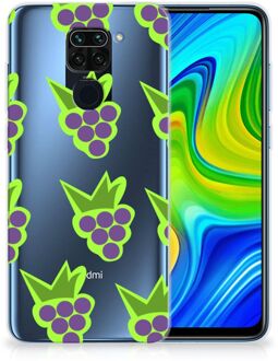 B2Ctelecom TPU Bumper Xiaomi Redmi Note9 Smartphone Hoesje Doorzichtig Druiven