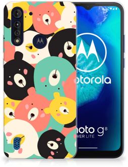 B2Ctelecom TPU Case Motorola Moto G8 Power Lite Telefoonhoesje Bears