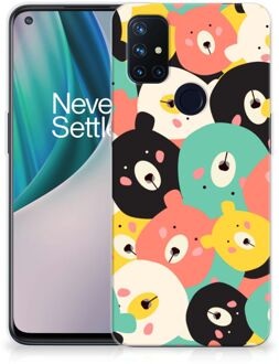 B2Ctelecom TPU Case OnePlus Nord N10 5G Telefoonhoesje Bears