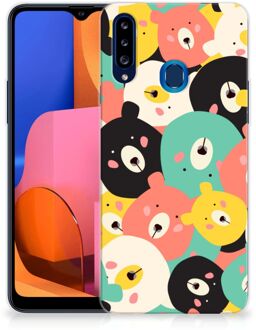 B2Ctelecom TPU Case Samsung Galaxy A20s Telefoonhoesje Bears