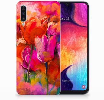 B2Ctelecom TPU Case Samsung Galaxy A50 Design Tulpen