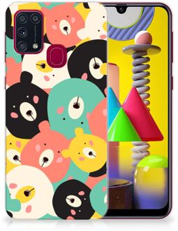 B2Ctelecom TPU Case Samsung Galaxy M31 Telefoonhoesje Bears