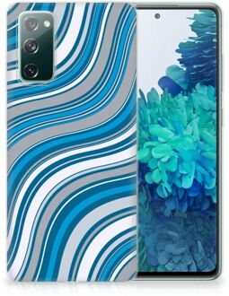 B2Ctelecom TPU Case Samsung Galaxy S20 FE Telefoonhoesje Golven Blauw