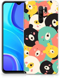 B2Ctelecom TPU Case Xiaomi Redmi 9 Telefoonhoesje Bears