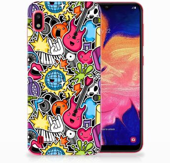 B2Ctelecom TPU Cover Samsung Galaxy A10 Punk Rock