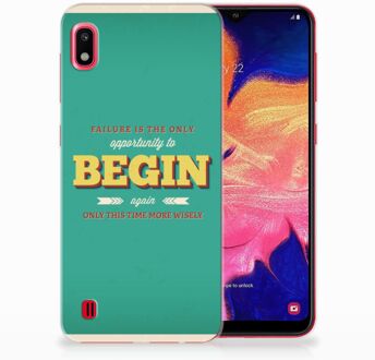 B2Ctelecom TPU Cover Samsung Galaxy A10 Quote Begin