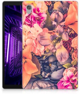 B2Ctelecom TPU Hoes Lenovo Tab M10 HD (2de generatie) Silicone Case Bosje Bloemen met transparant zijkanten