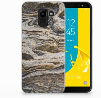 B2Ctelecom TPU Hoesje Design Steen Geschikt voor Samsung Galaxy J6 2018