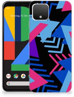 B2Ctelecom TPU Hoesje Google Pixel 4 Funky Triangle