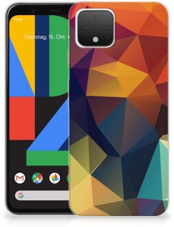 B2Ctelecom TPU Hoesje Google Pixel 4 Polygon Color