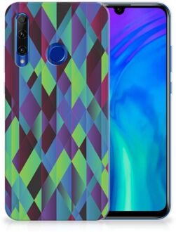 B2Ctelecom TPU Hoesje Honor 20 Lite Abstract Green Blue