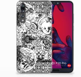 B2Ctelecom TPU Hoesje Huawei P20 Pro Design Skulls Angel