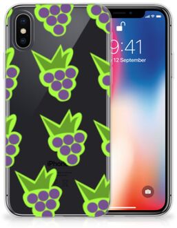 B2Ctelecom TPU Hoesje iPhone 10 | Xs Druiven