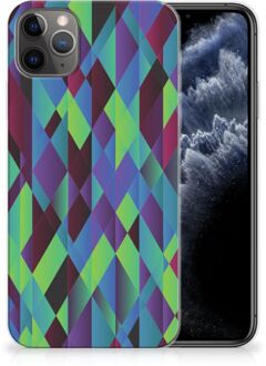 B2Ctelecom TPU Hoesje iPhone 11 Pro Max Abstract Green Blue