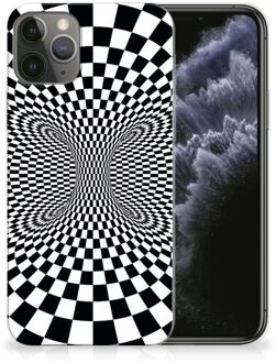 B2Ctelecom TPU Hoesje iPhone 11 Pro zwart-wit Design Illusie