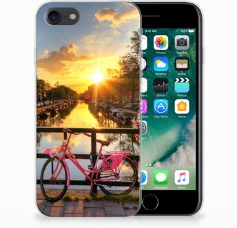 B2Ctelecom TPU Hoesje iPhone SE (2020) en iPhone 8 | 7 Amsterdamse Grachten