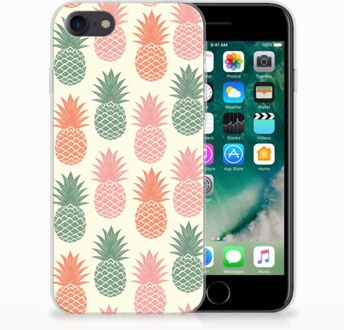 B2Ctelecom TPU Hoesje iPhone SE (2020) en iPhone 8 | 7 Ananas