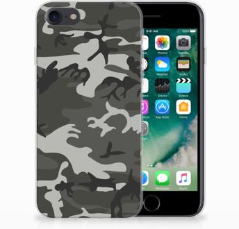 B2Ctelecom TPU Hoesje iPhone SE (2020) en iPhone 8 | 7 Army Light