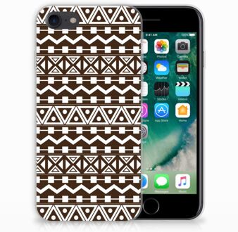 B2Ctelecom TPU Hoesje iPhone SE (2020) en iPhone 8 | 7 Aztec Brown