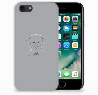 B2Ctelecom TPU Hoesje iPhone SE (2020) en iPhone 8 | 7 Baby Olifant