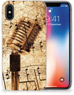 B2Ctelecom TPU Hoesje iPhone X | Xs Bladmuziek