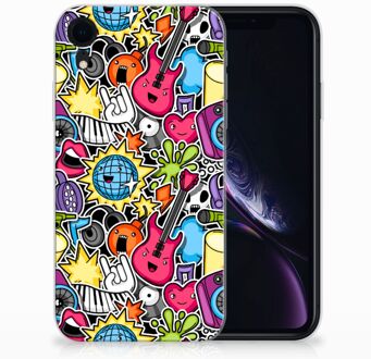 B2Ctelecom TPU Hoesje iPhone Xr Punk Rock