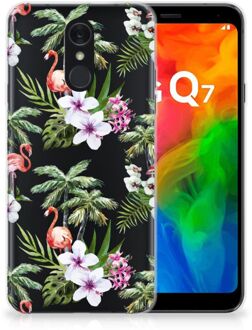 B2Ctelecom TPU Hoesje LG Q7 Flamingo Palms