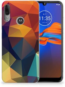 B2Ctelecom TPU Hoesje Motorola Moto E6 Plus Polygon Color