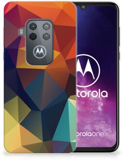 B2Ctelecom TPU Hoesje Motorola One Zoom Polygon Color