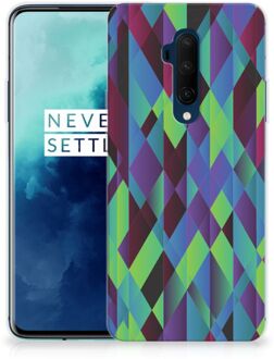 B2Ctelecom TPU Hoesje OnePlus 7T Pro Abstract Green Blue