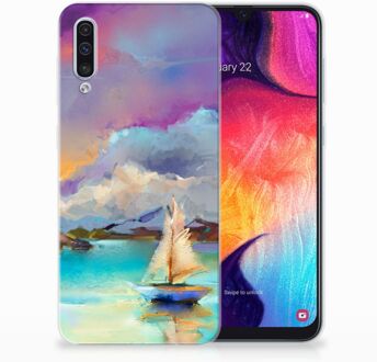 B2Ctelecom TPU Hoesje Samsung A50  Boat