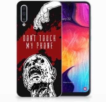 B2Ctelecom TPU Hoesje Samsung Galaxy A50 Design Zombie Blood