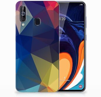 B2Ctelecom TPU Hoesje Samsung Galaxy A60 Polygon Dark