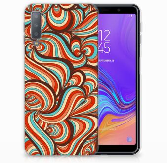 B2Ctelecom TPU Hoesje Samsung Galaxy A7 (2018) Design Retro