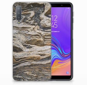 B2Ctelecom TPU Hoesje Samsung Galaxy A7 (2018) Design Steen