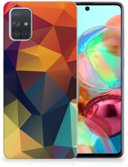 B2Ctelecom TPU Hoesje Samsung Galaxy A71 Polygon Color