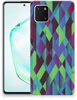 B2Ctelecom TPU Hoesje Samsung Galaxy Note 10 Lite Abstract Green Blue