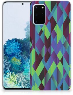 B2Ctelecom TPU Hoesje Samsung Galaxy S20 Plus Abstract Green Blue