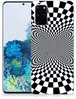 B2Ctelecom TPU Hoesje Samsung Galaxy S20 Plus Zwart-Wit Design Illusie