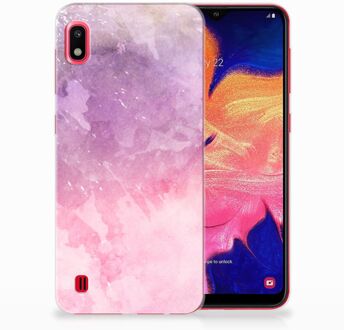 B2Ctelecom TPU Silicone Back Case Back Case Samsung A10 Design Pink Purple Paint