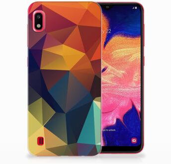 B2Ctelecom TPU Silicone Back Case Back Case Samsung A10 Design Polygon Color