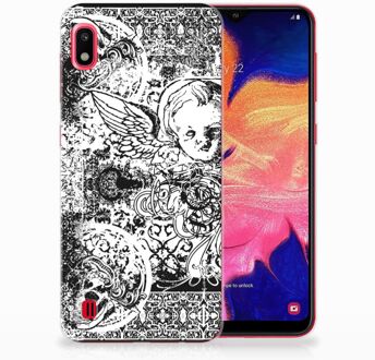 B2Ctelecom TPU Silicone Back Case Back Case Samsung A10 Design Skulls Angel