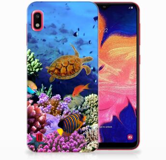 B2Ctelecom TPU Silicone Back Cover Samsung Galaxy A10 Design Vissen