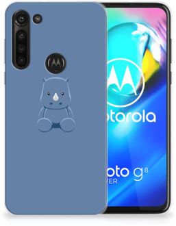 B2Ctelecom TPU Silicone Hoesje Motorola Moto G8 Power Telefoonhoesje Baby Rhino